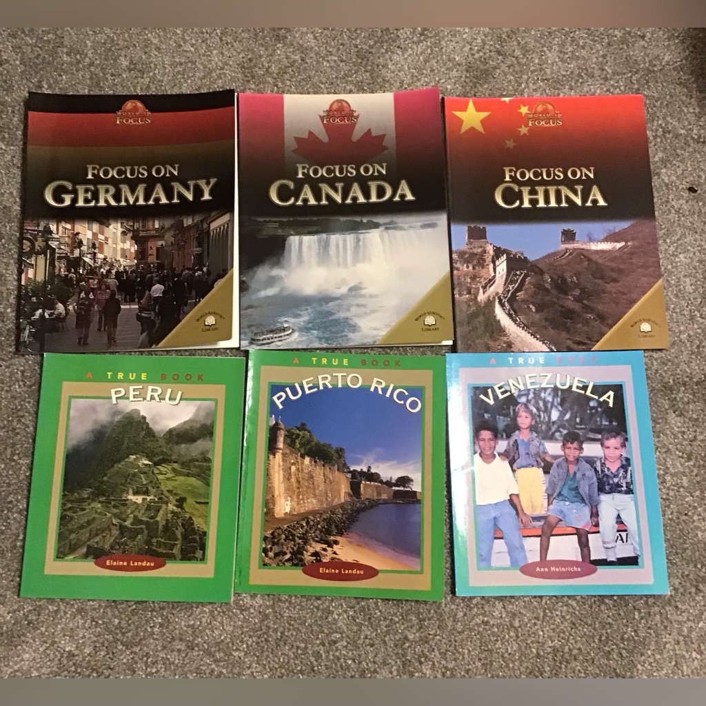 3 Books From A True Book Series  3 From World In Focus World Almanacs Library